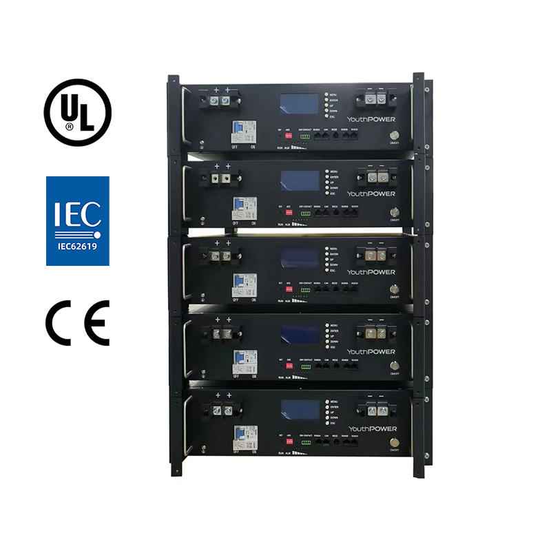 48V serve rack battery storage