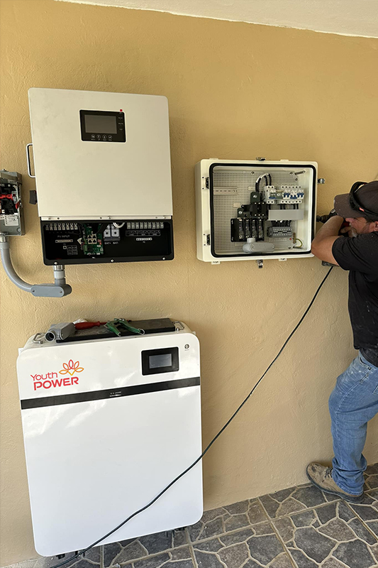YouthPOWER 15KWH Storage Installation in US 03.29 (2)