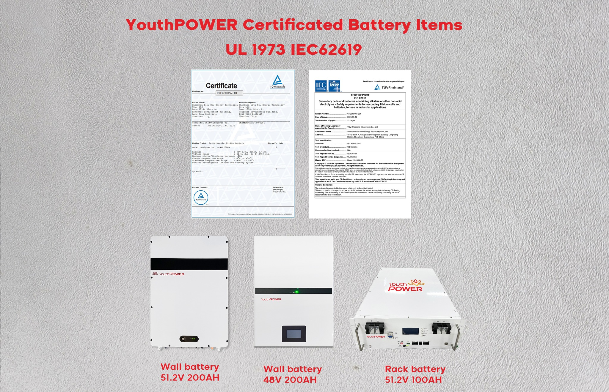 YouthPOWER powerwall battery