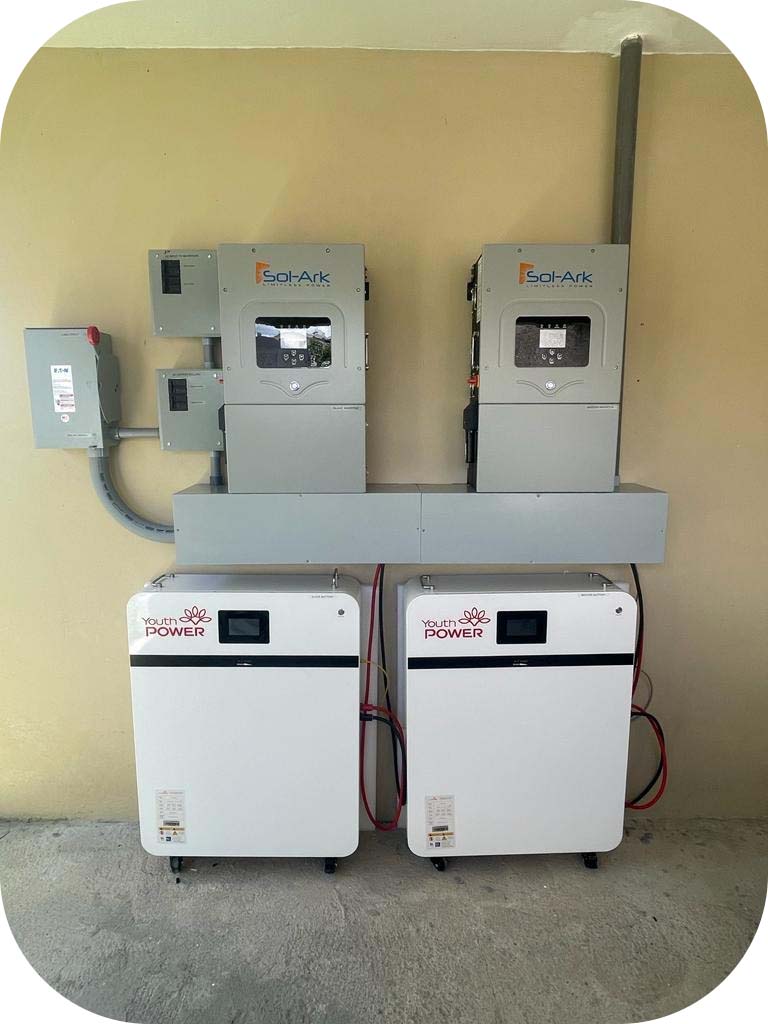 solar battery storage system